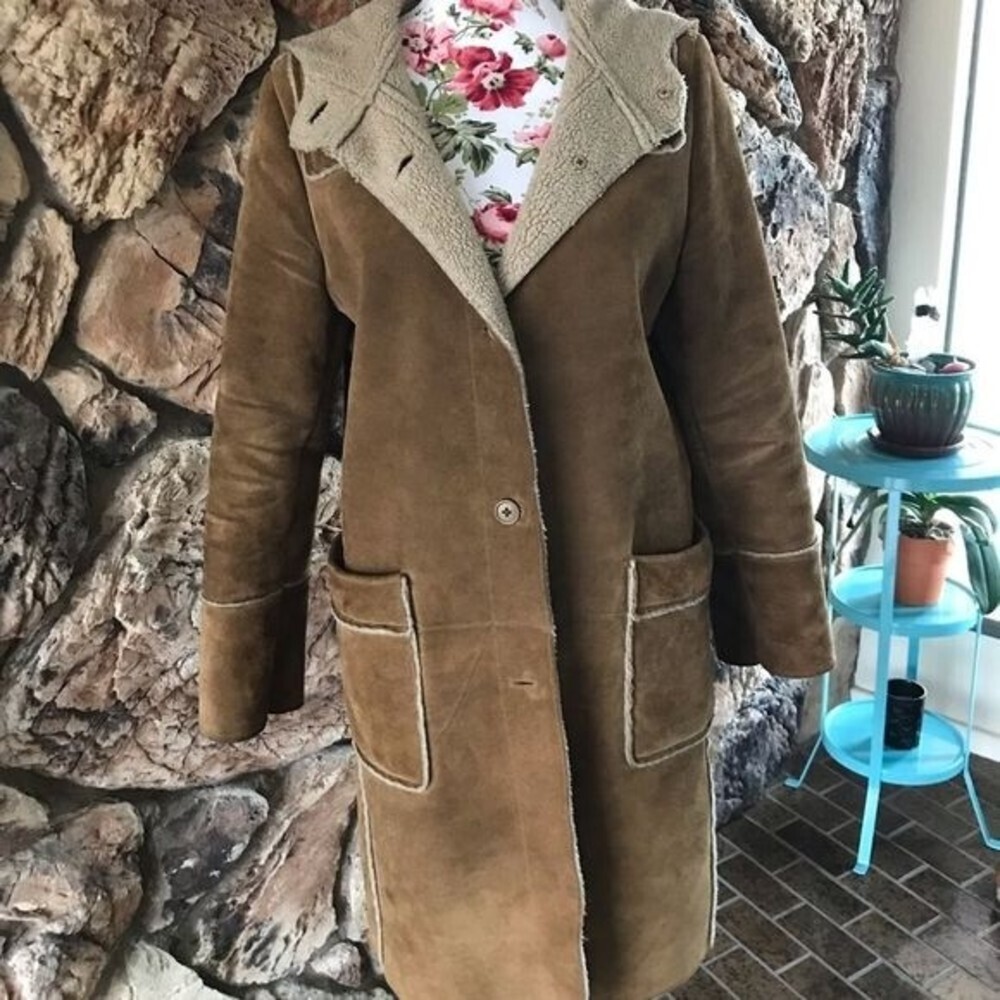 Vintage Gap suede/leather y2k jacket Size Medium